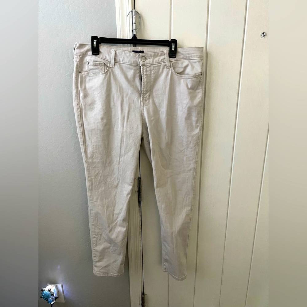 NYDJ high rise ankle jeans